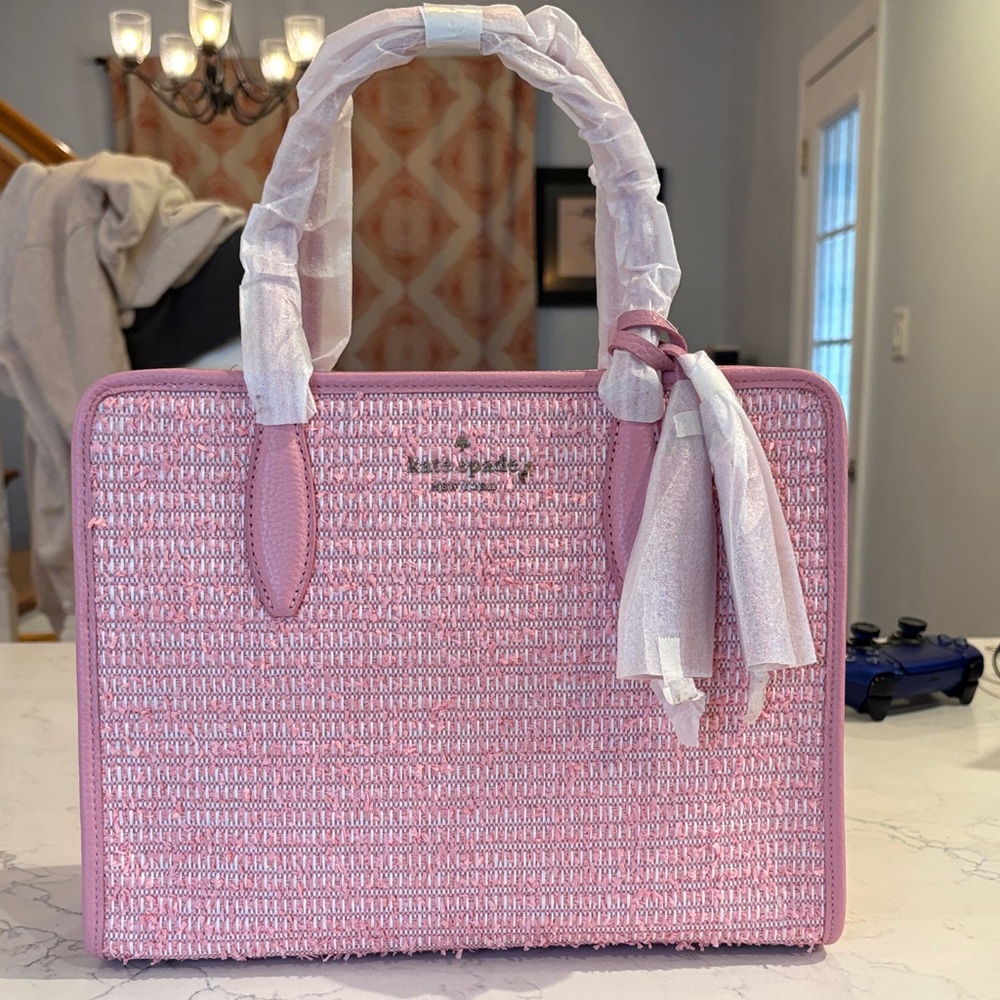 Kate Spade Pink Textured Satchel